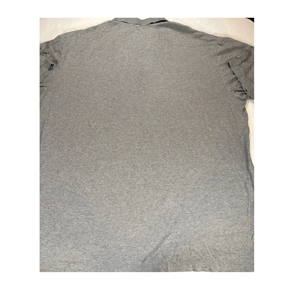 Polo Ralph Lauren Mens 2XLT Gray Pima Soft Touch Cotton Short Sleeve Polo Shirt